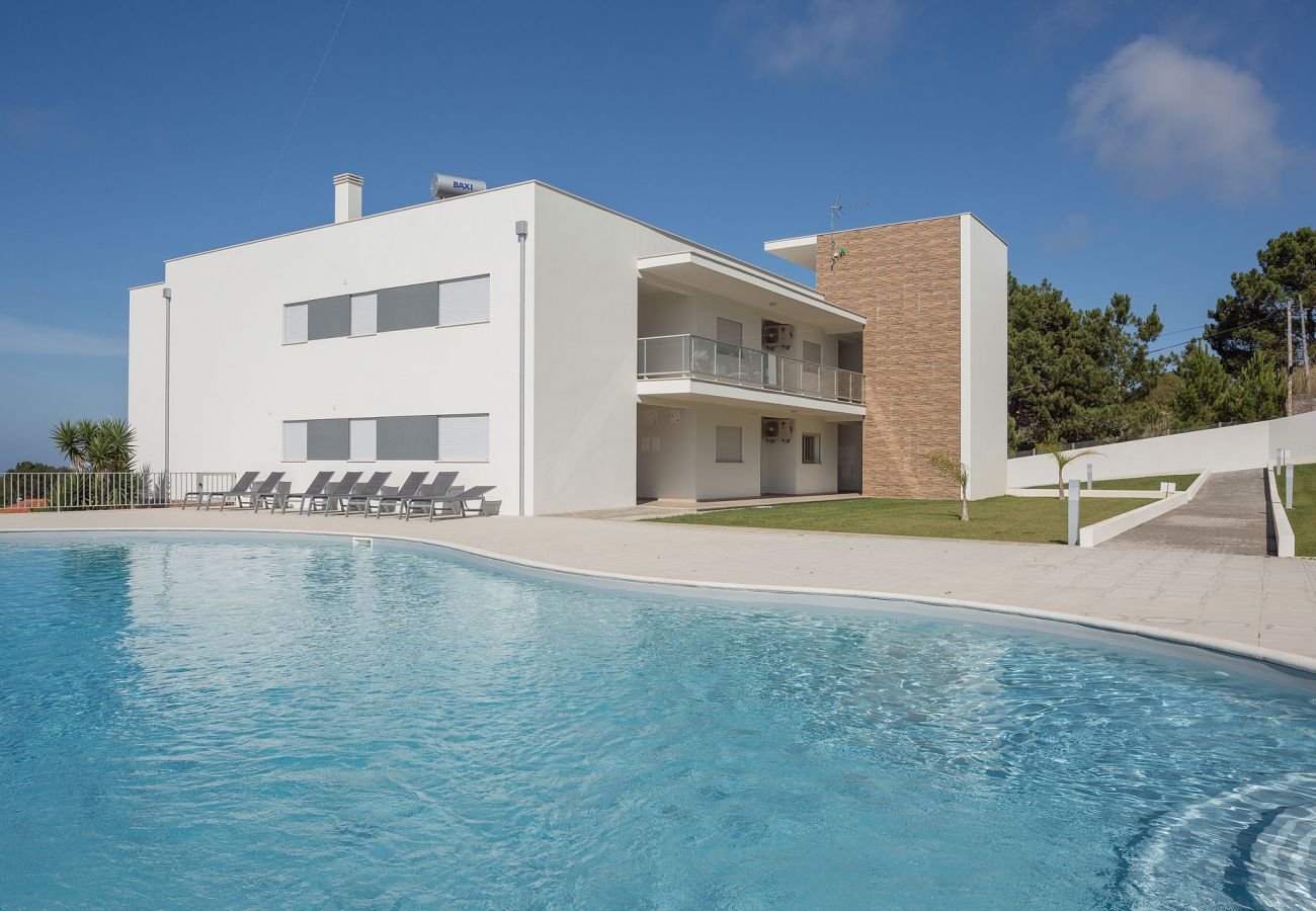 Apartamento, férias, Nazaré, praia, piscina, ondas, Portugal, SCH