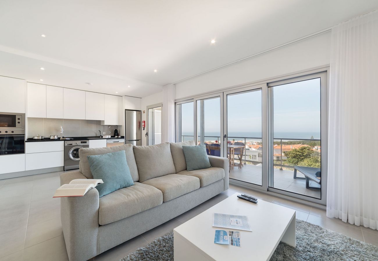 Apartamento, férias, Nazaré, praia, piscina, ondas, Portugal, SCH