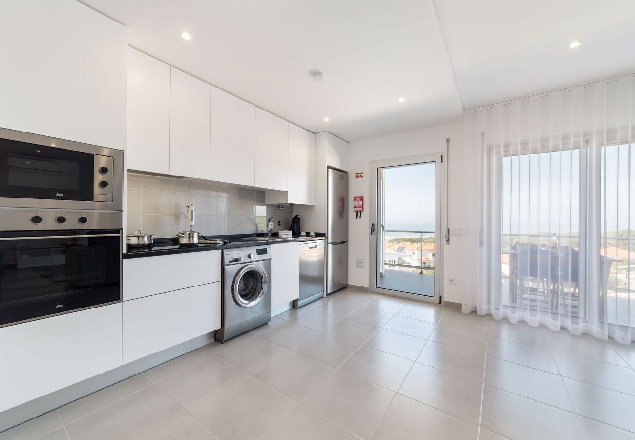 Apartamento, férias, Nazaré, praia, piscina, ondas, Portugal, SCH