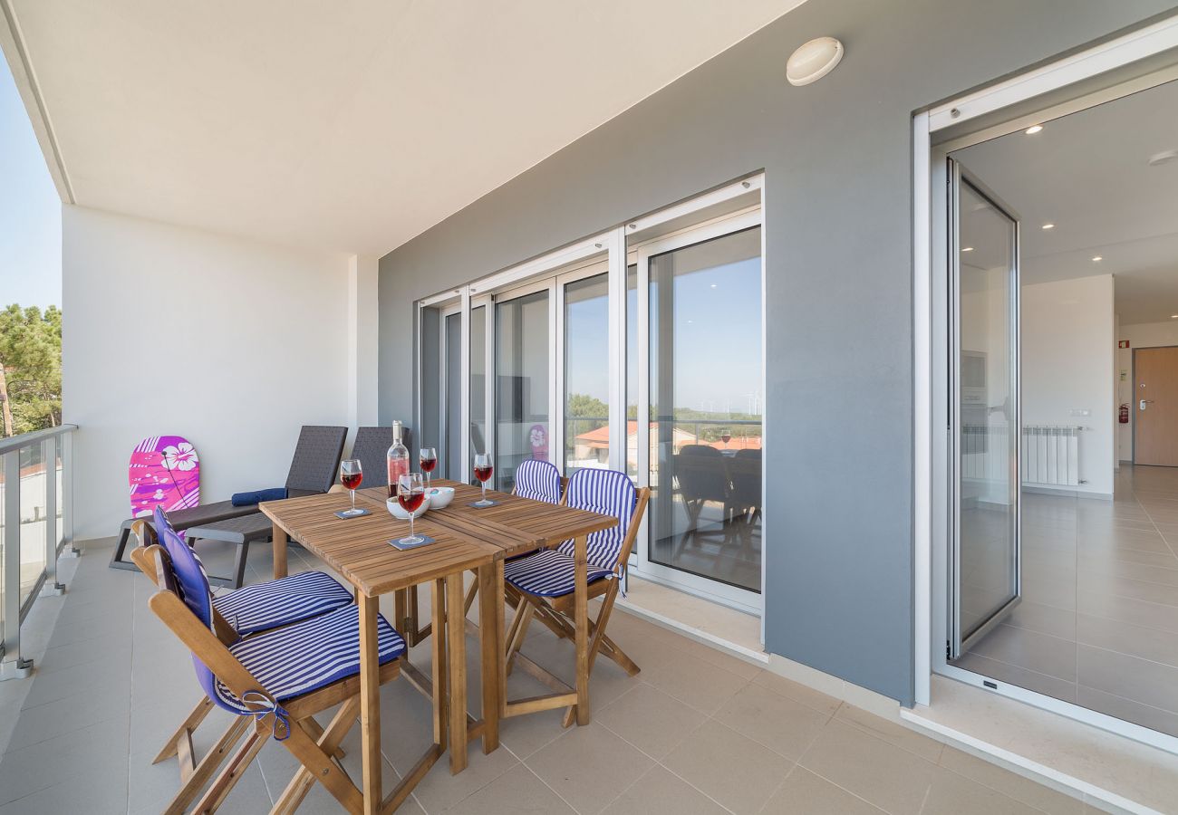 Apartamento, férias, Nazaré, praia, piscina, ondas, Portugal, SCH