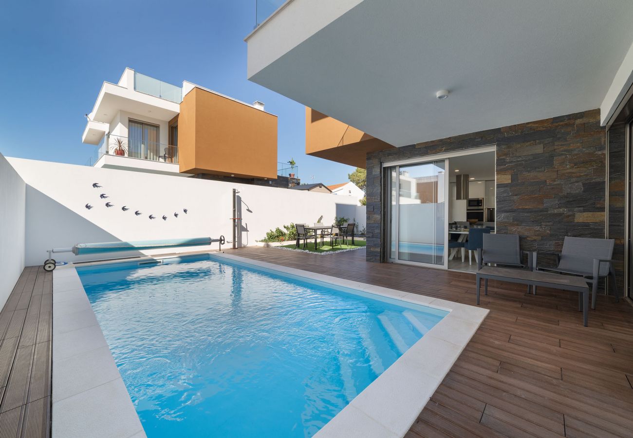 Villa, 3 quartos, piscina privada, jacuzzi, familia, perto da praia