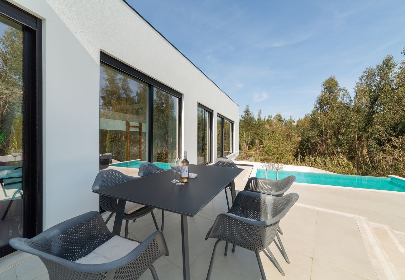 Casa de férias, praia, piscina privada, São Martinho do Porto, SCH