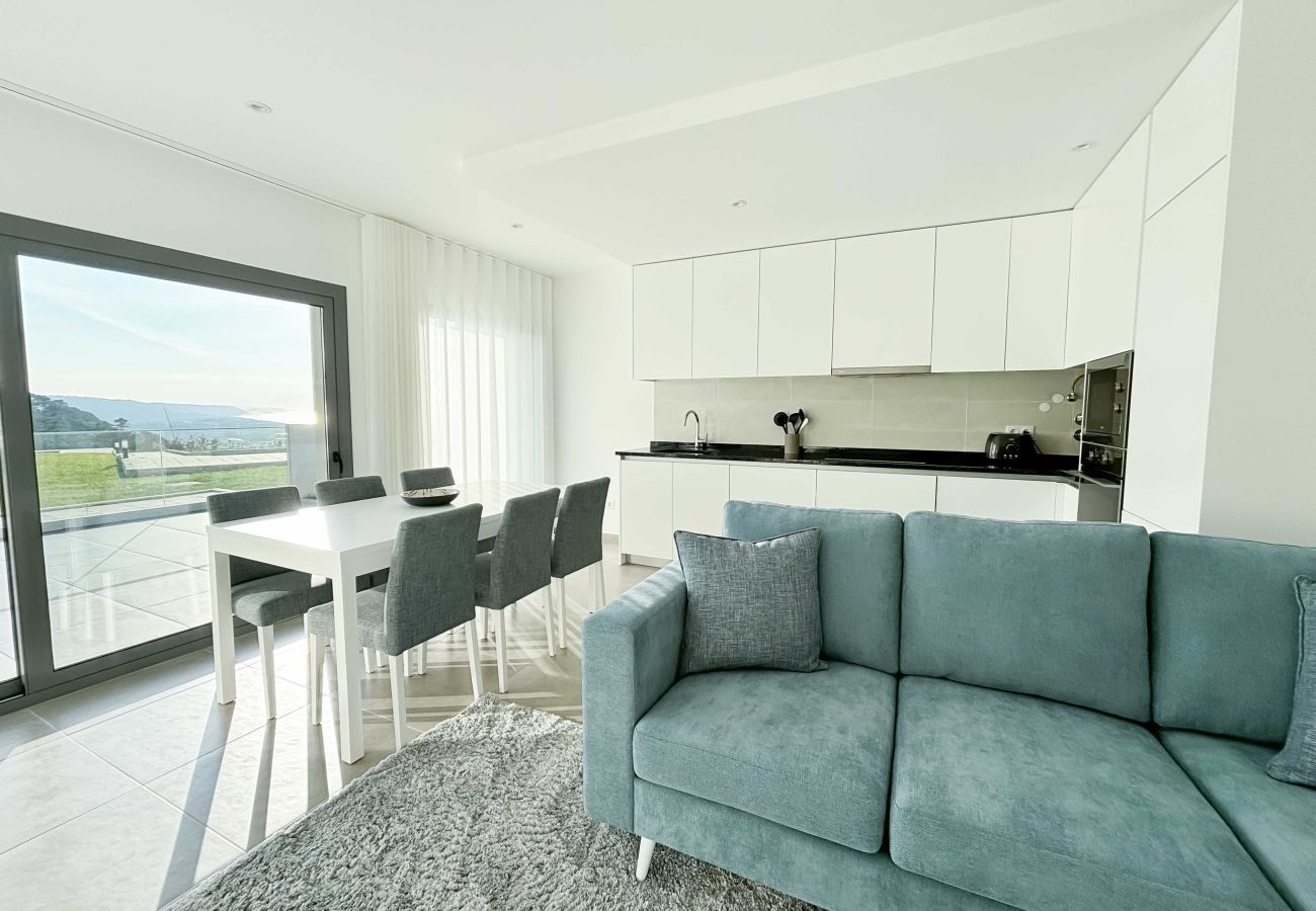 Apartamento, vista mar, férias, praia, Nazaré, Portugal, BY SCH