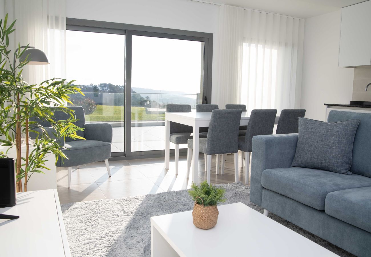 Apartamento, vista mar, férias, praia, Nazaré, Portugal, BY SCH
