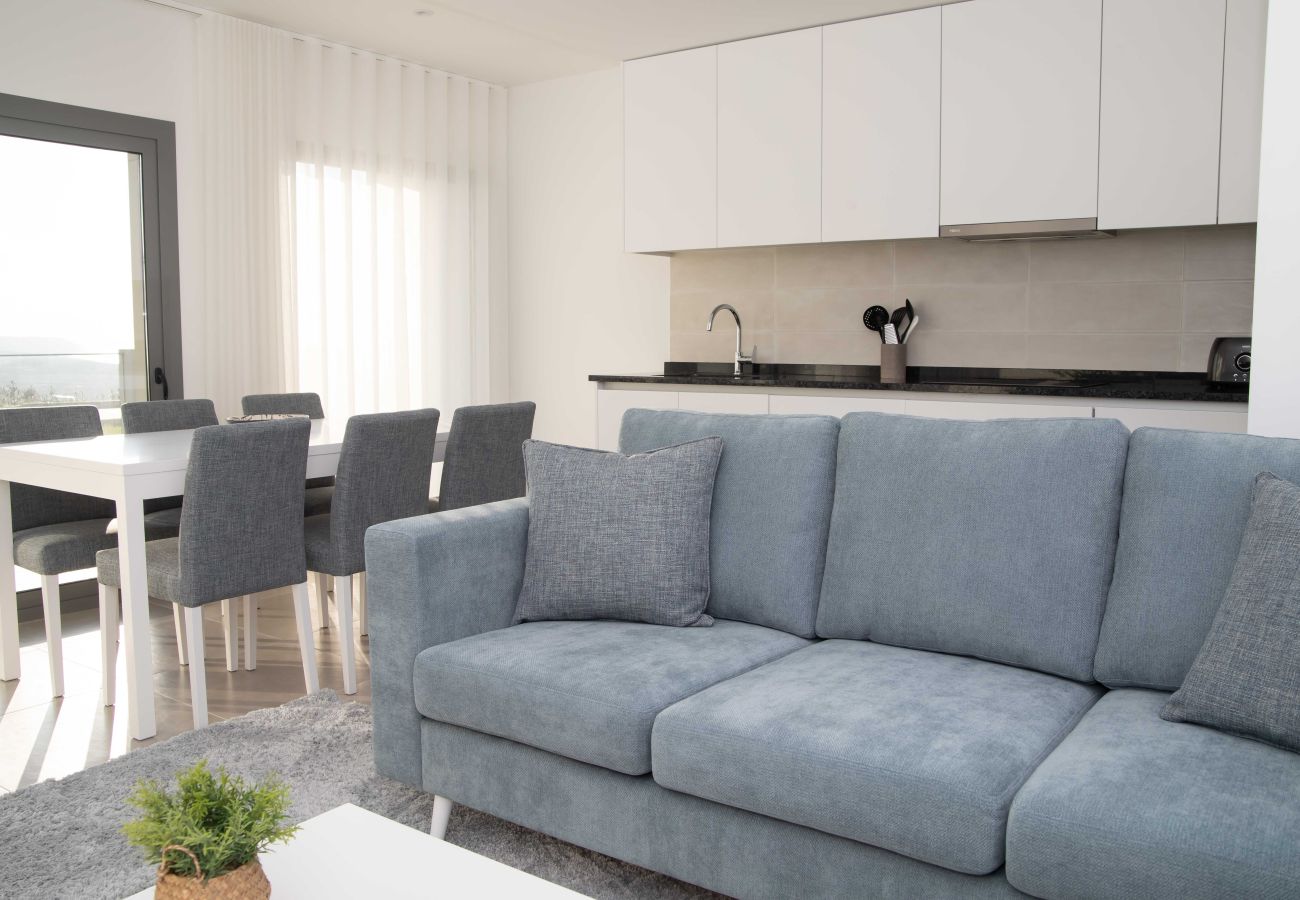 Apartamento, vista mar, férias, praia, Nazaré, Portugal, BY SCH