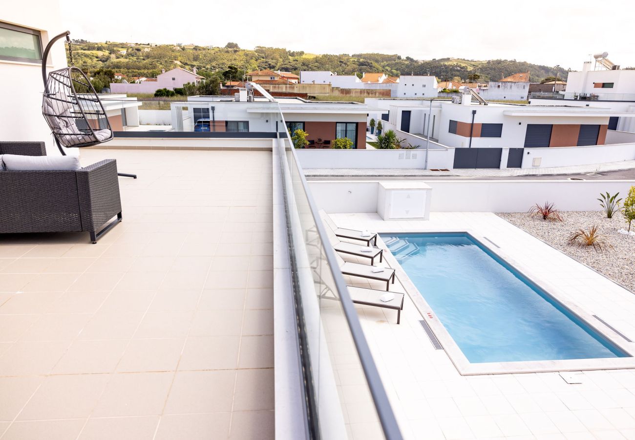 casa férias família Alfeizerão, piscina privada, perto da praia