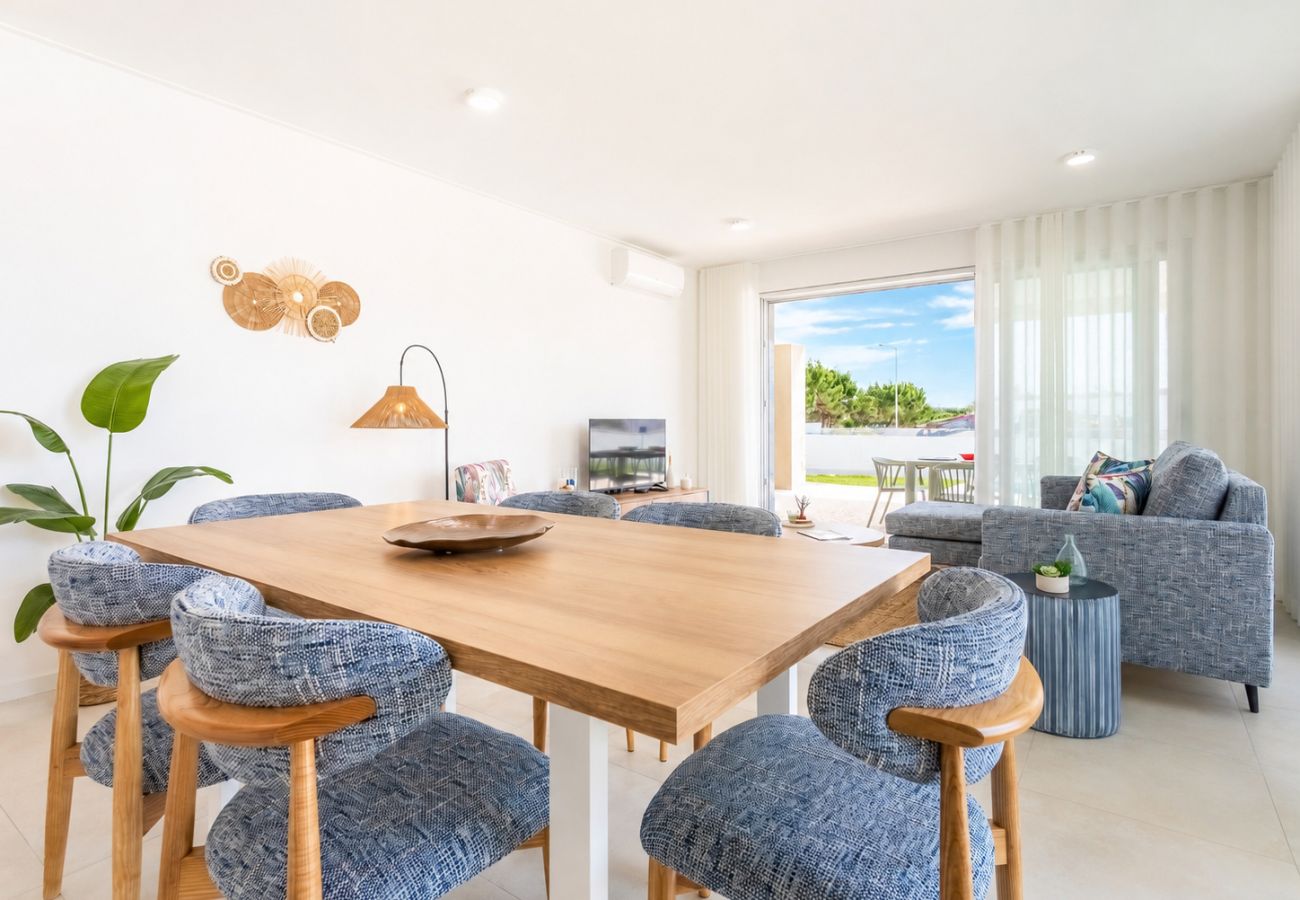São Martinho do Porto, apartamento, piscina privada, praia, férias