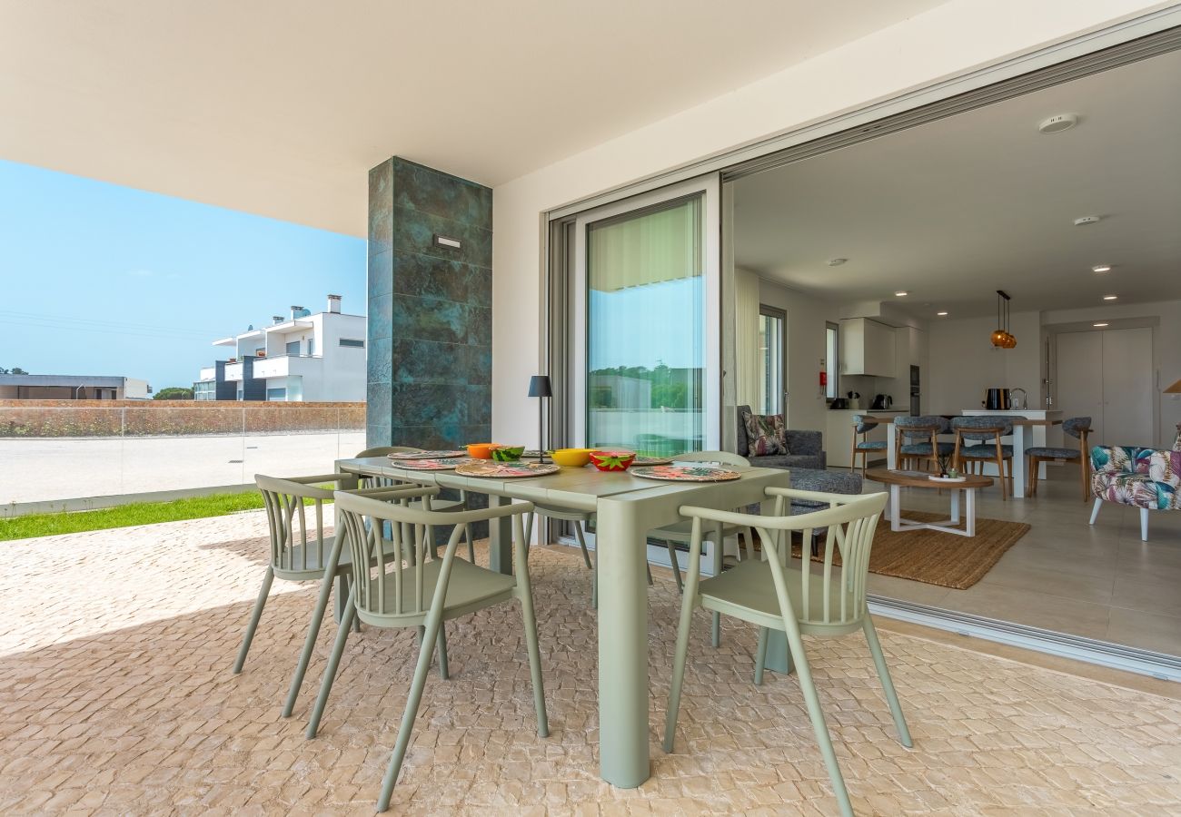 São Martinho do Porto, apartamento, piscina privada, praia, férias