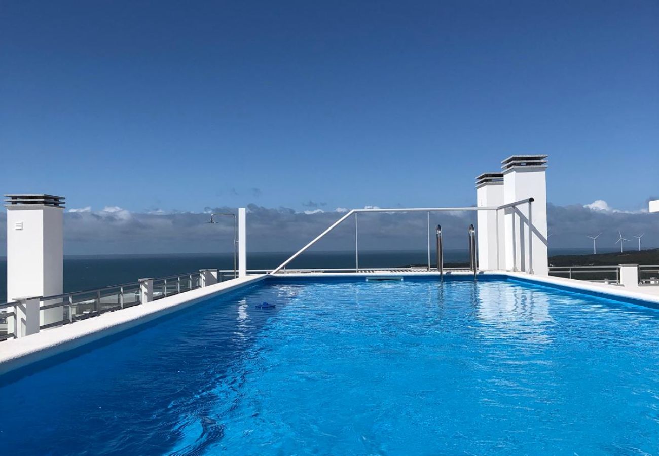 Ferienwohnung in Nazaré - Varanda da Muralha - BY SCH T2-Wohnung, Pool, in der Nähe von Praia da Norte, Nazaré.