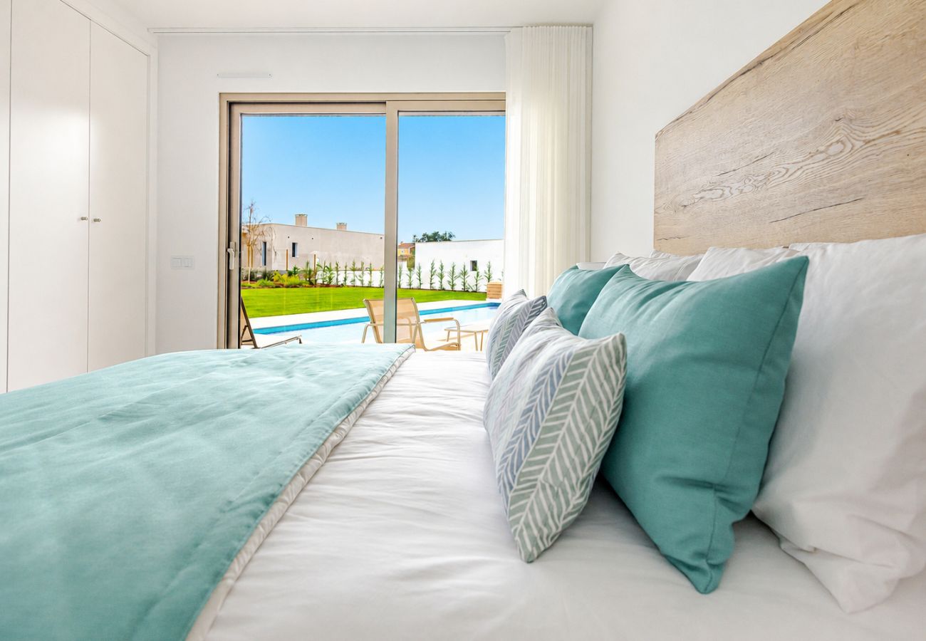 Villa Flamingo, Nadadouro, privater Pool, Garten, Silberküste, Foz do Arelho, Caldas da Rainha