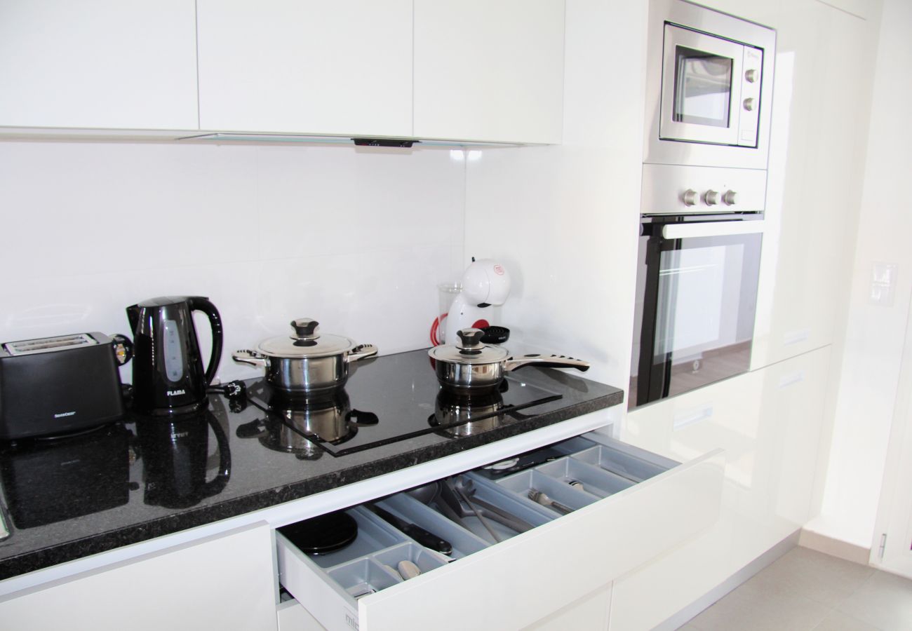 Holiday accommodation equipped kitchen sch