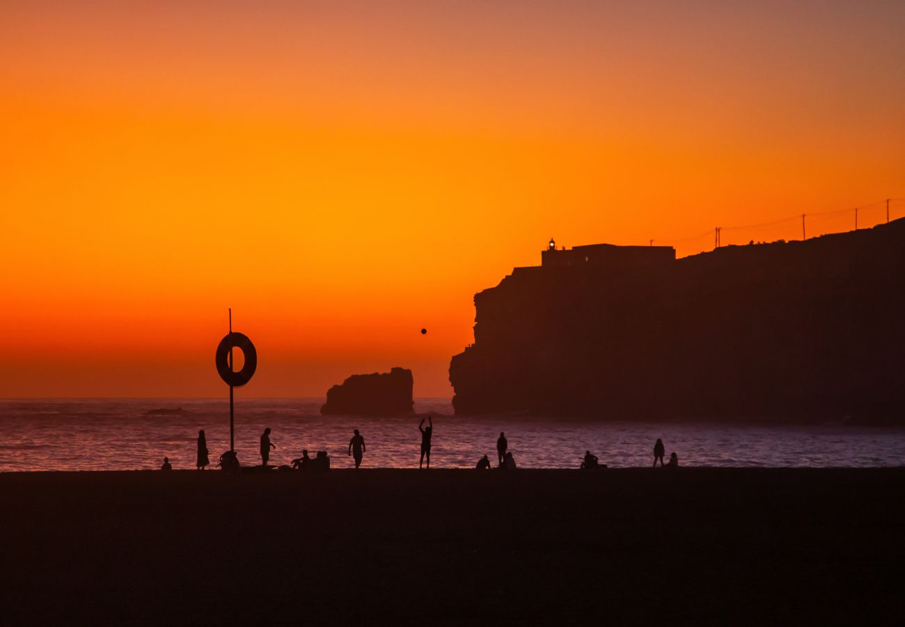 Nazaré, Vacaciones, playa, piso, piscina, familia, Portugal, SCH