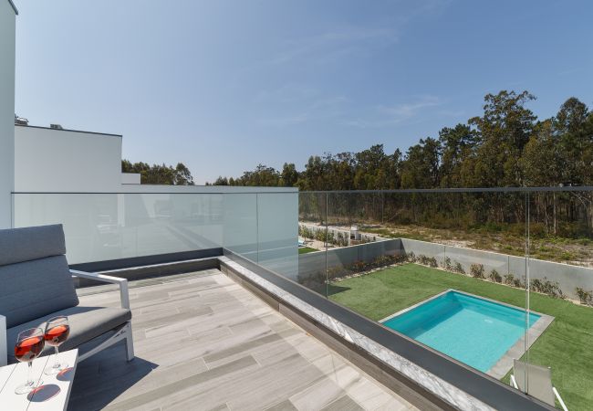 Casas de vacaciones, Villa Paraíso, São Martinho do Porto, playa, piscina, familias, Portugal.