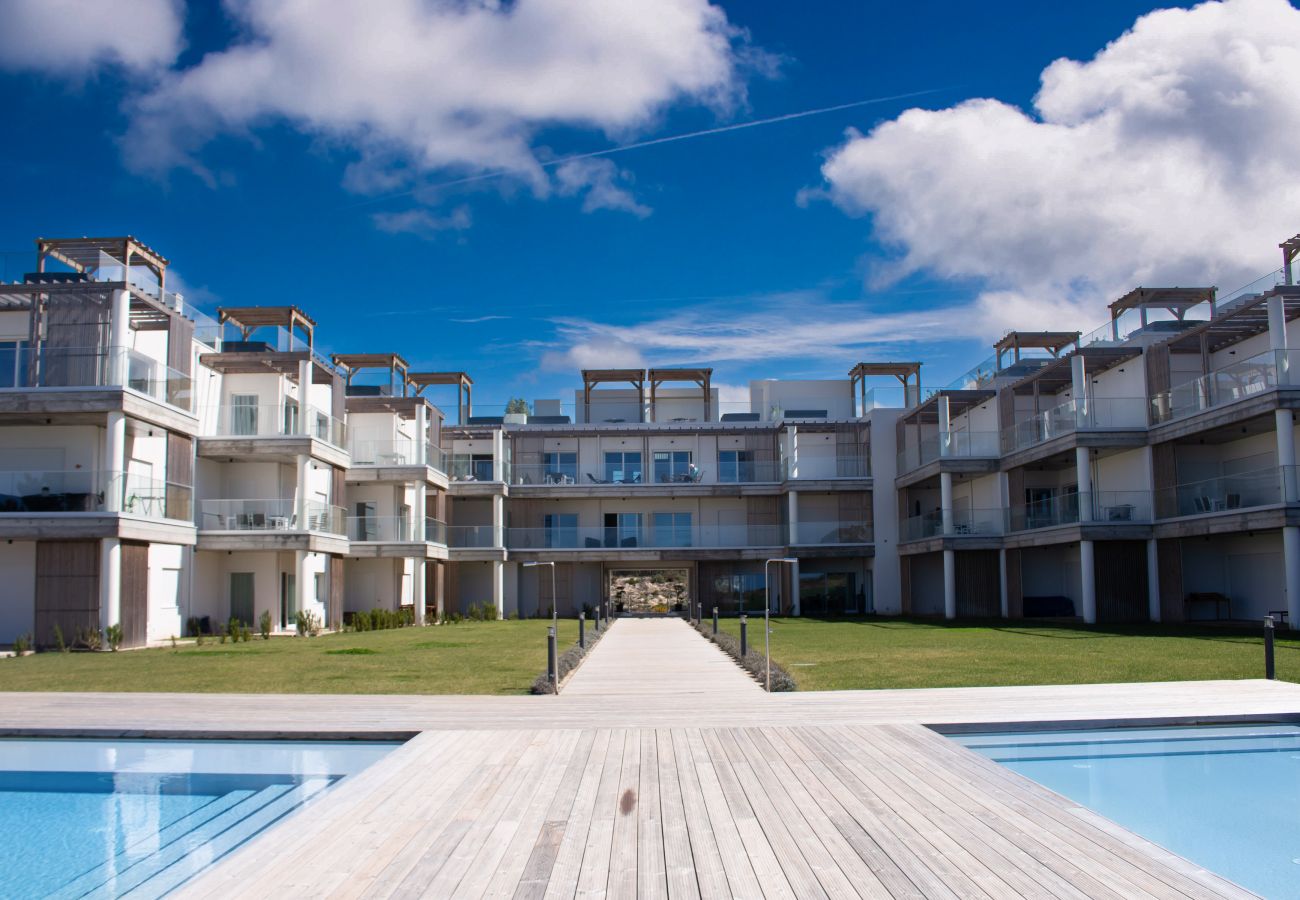 Apartamento, Nazaré, vacaciones, familia, piscina, condominio