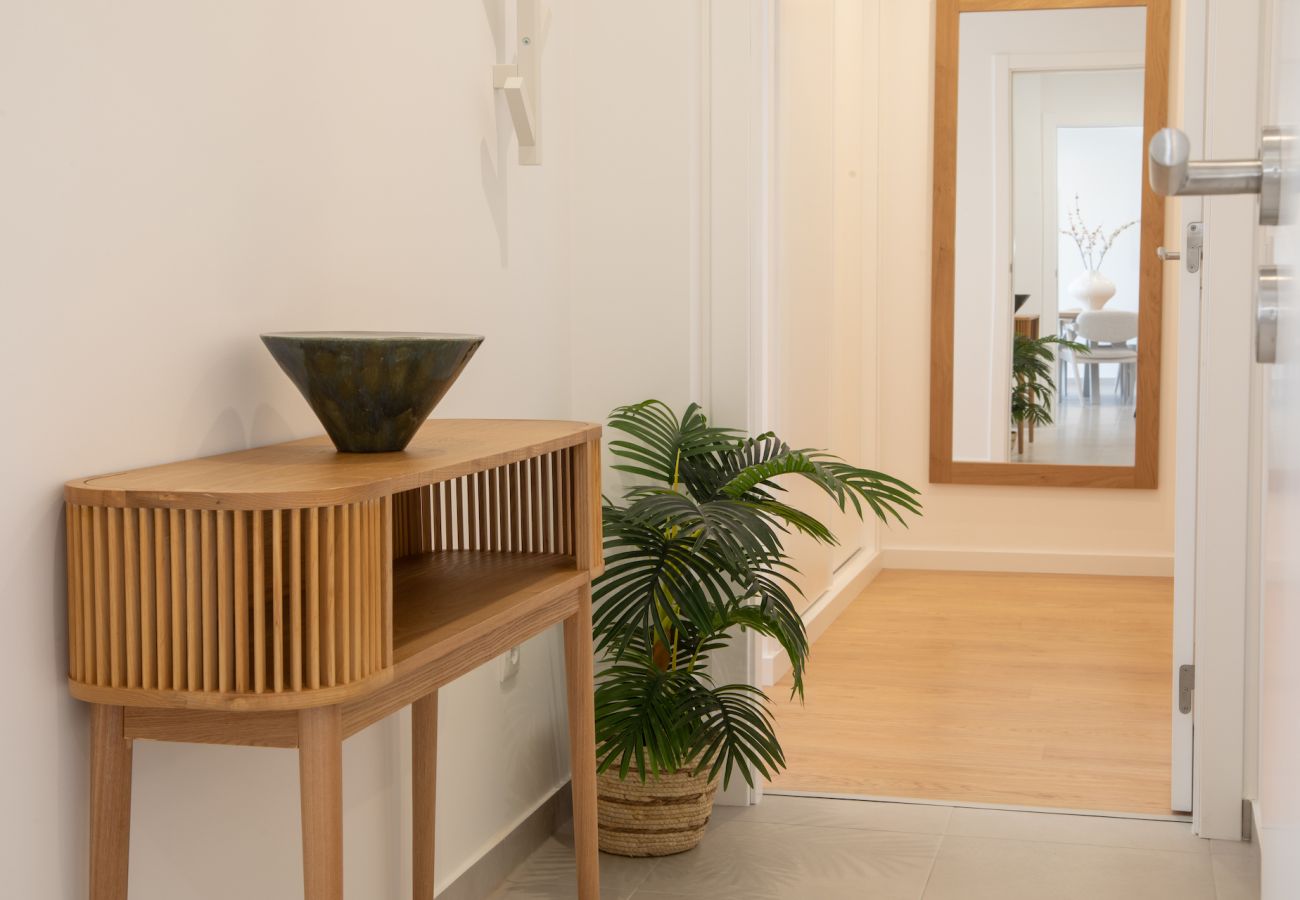Apartamento T2, piscina,ubicación céntrica,cerca Praia da Norte,Nazaré