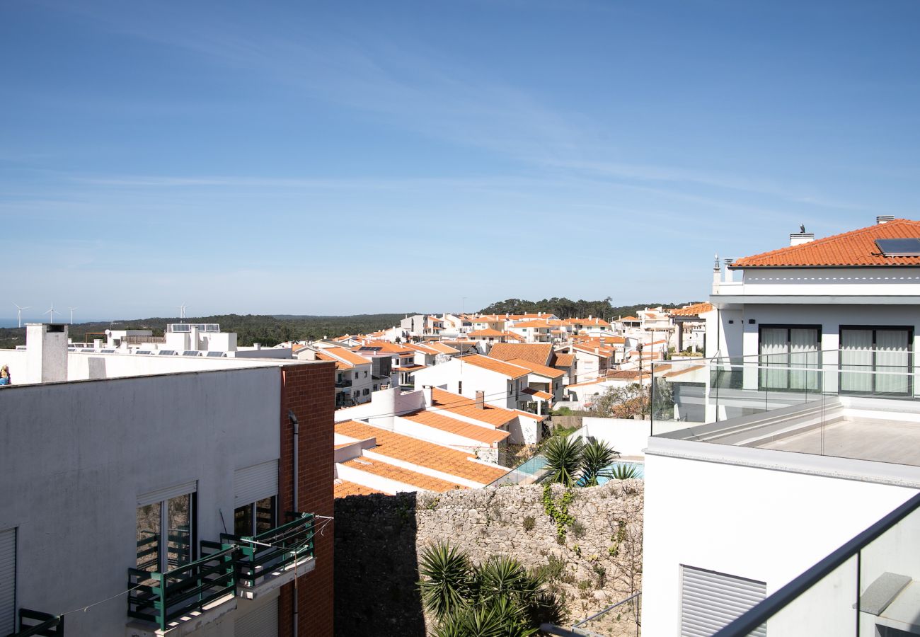 Apartamento T2, piscina,ubicación céntrica,cerca Praia da Norte,Nazaré