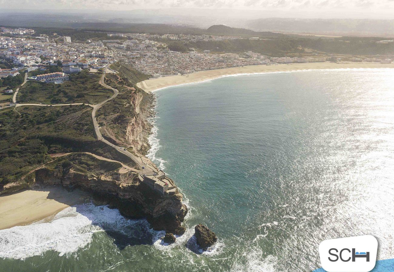 Plage de Nazaré, Vacances, Plage, Portugal