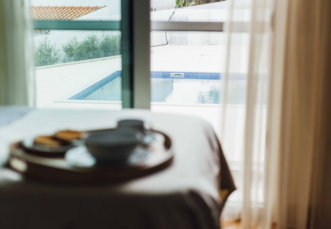 Appartement à louer vacances plage piscine famille cuisine équipée wc avec baignoire lit double Portugal SCH