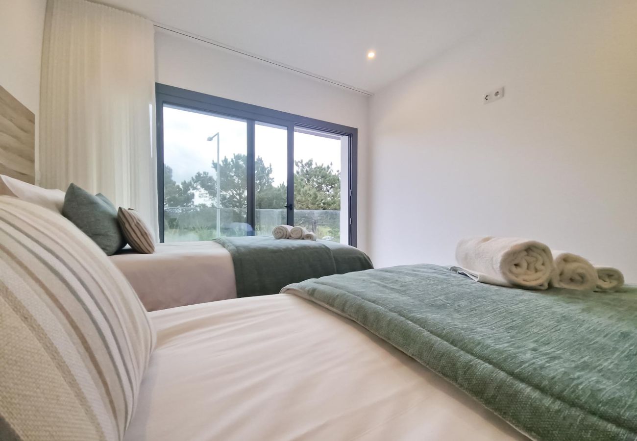 Appartement, vue mer, vacances, plage, Nazaré, Portugal, BY SCH