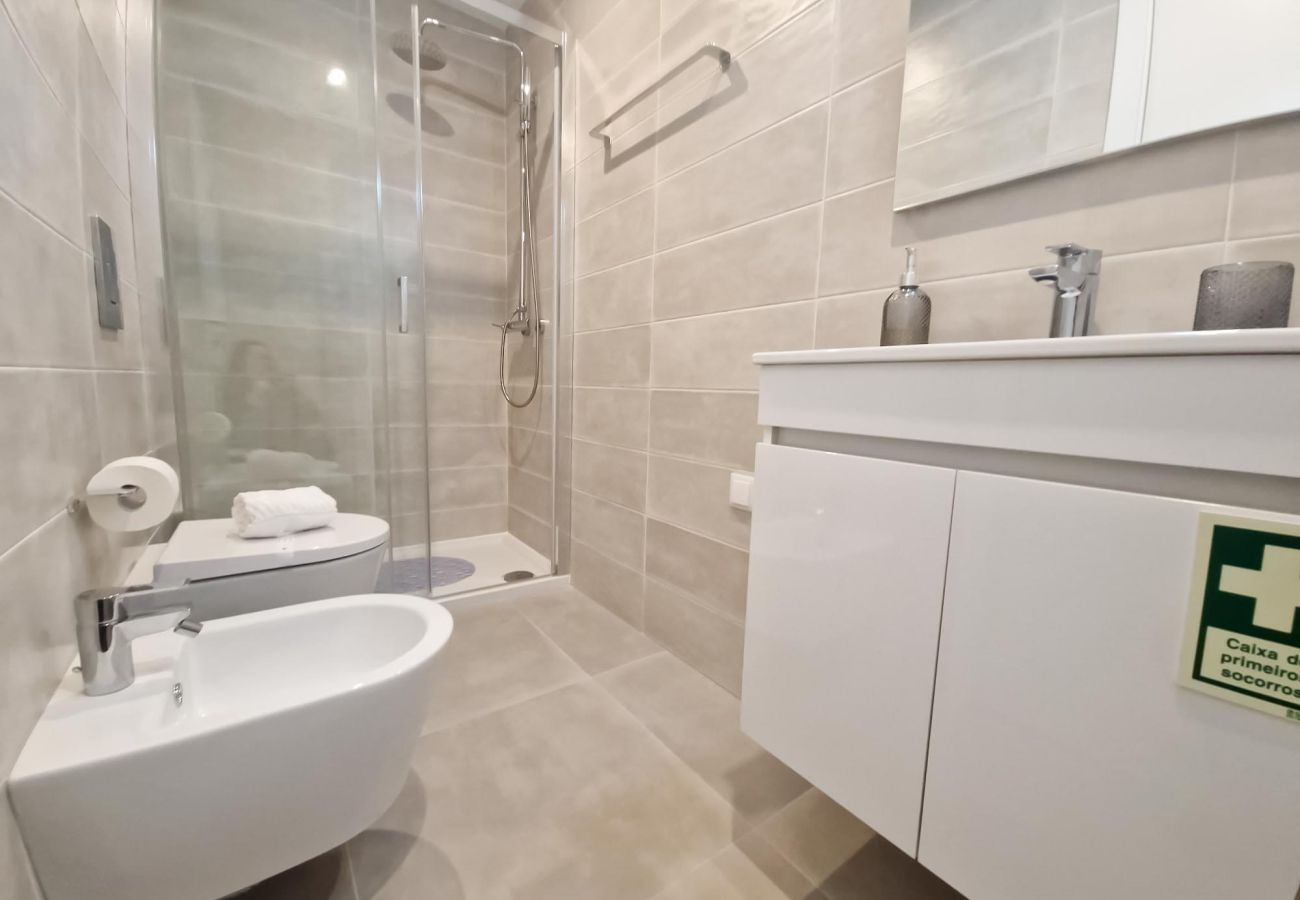 Appartement, vue mer, vacances, plage, Nazaré, Portugal, BY SCH