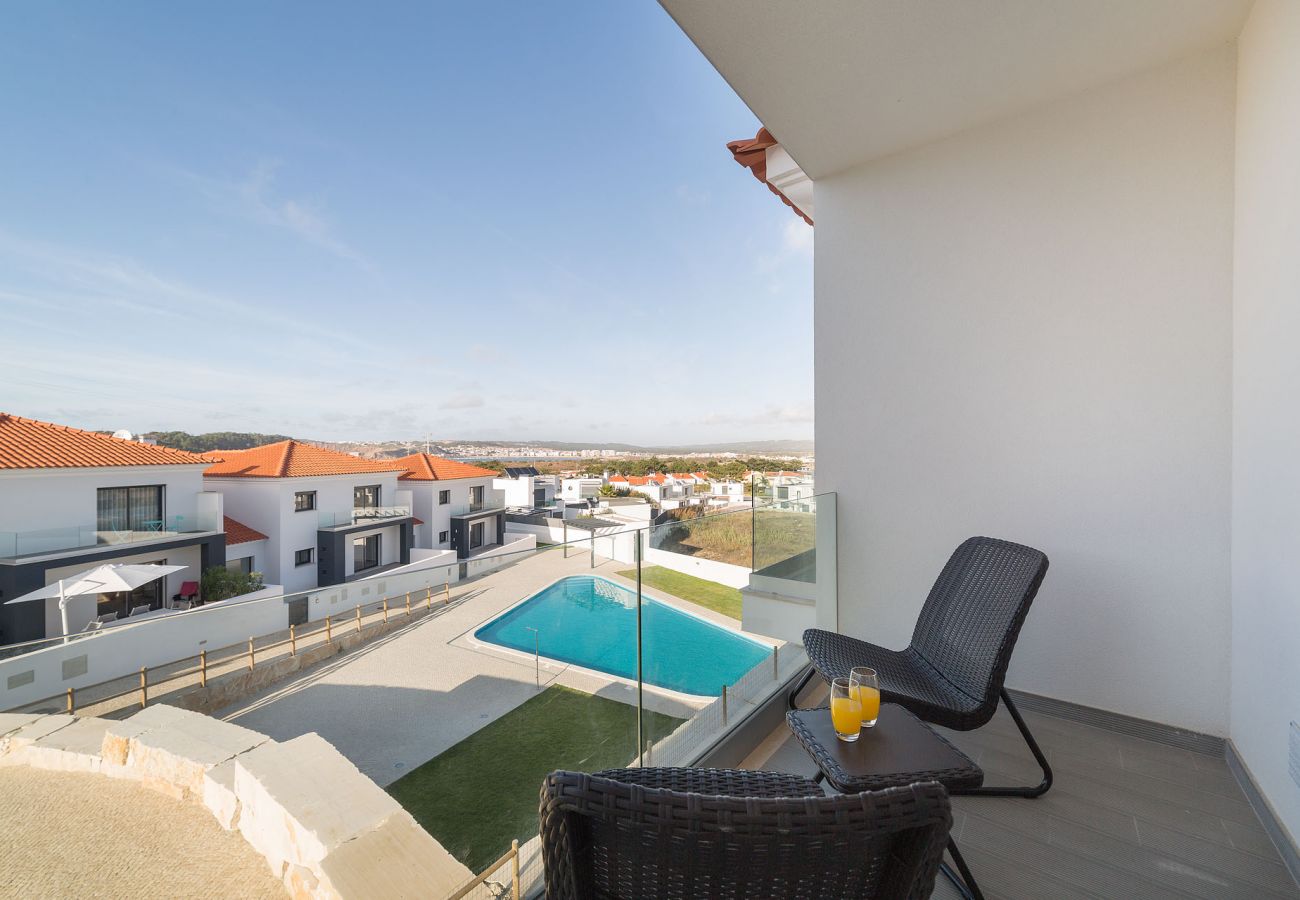 Appartamento a Salir do Porto - Appartamento con piscina e vista sulla baia di Sao Martinho do Porto