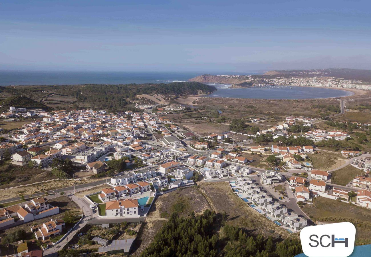 Appartamento a Salir do Porto - Appartamento con piscina e vista sulla baia di Sao Martinho do Porto