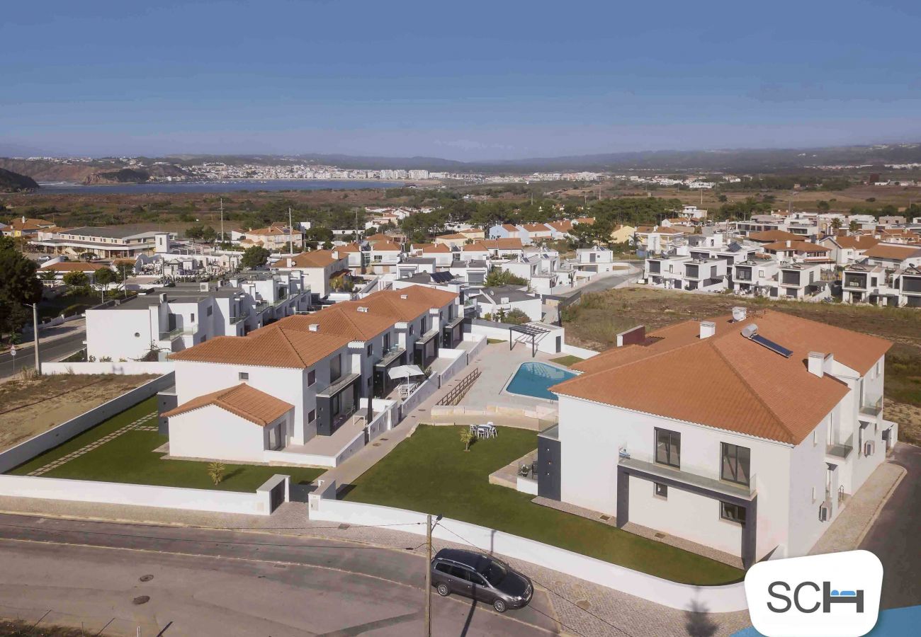 Appartamento a Salir do Porto - Appartamento con piscina e vista sulla baia di Sao Martinho do Porto